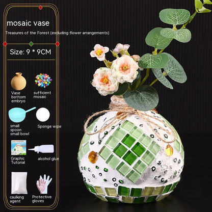 Mosaic Vase Diy Handmade Kit