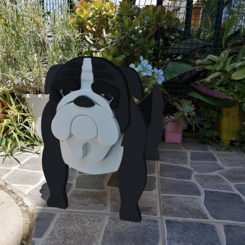 Garden Decorations Dog Planter Variety