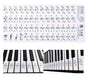 Transparent Piano Stickers