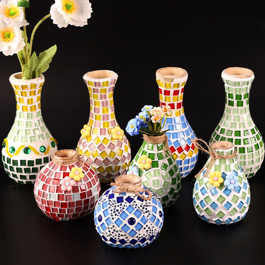 Mosaic Vase Diy Handmade Kit