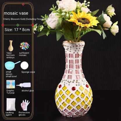 Mosaic Vase Diy Handmade Kit