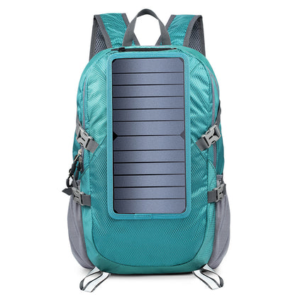 Solar Hiking Backpack Foldable With 5V Power Supply