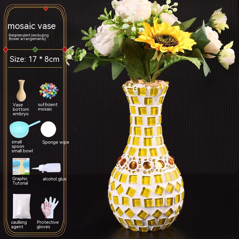 Mosaic Vase Diy Handmade Kit