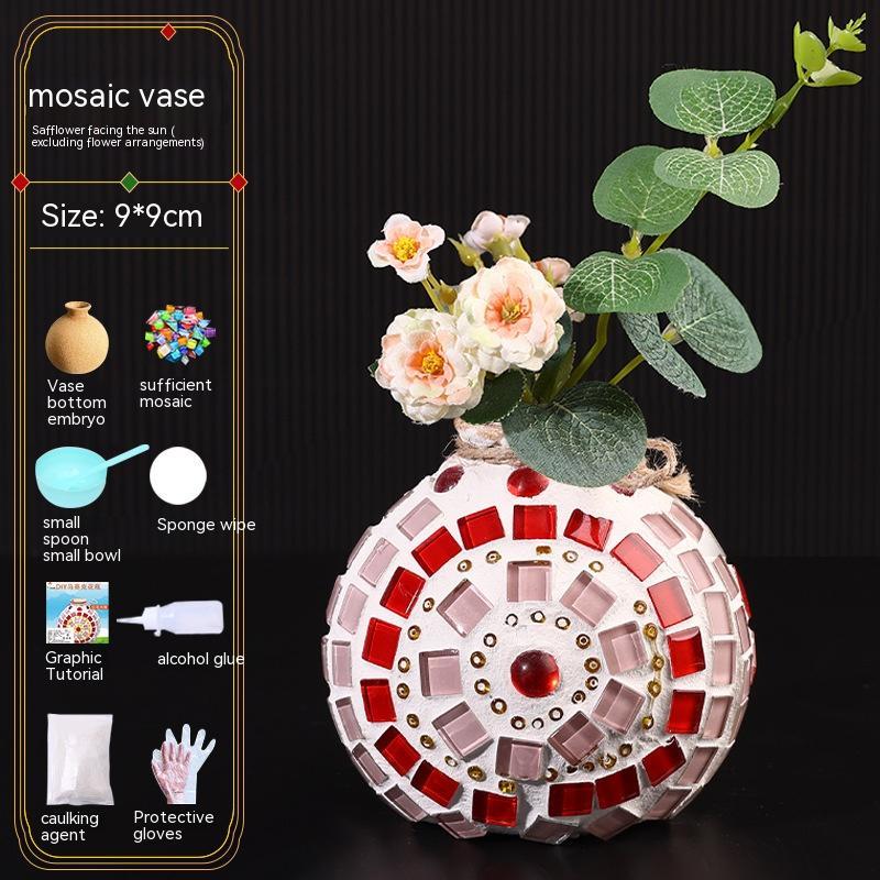 Mosaic Vase Diy Handmade Kit