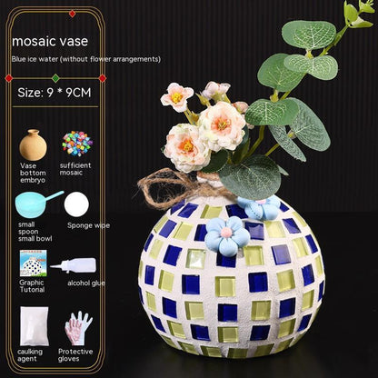 Mosaic Vase Diy Handmade Kit