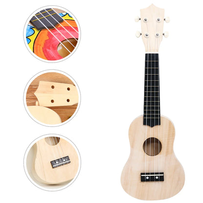 Kit de construcción de ukelele de madera 