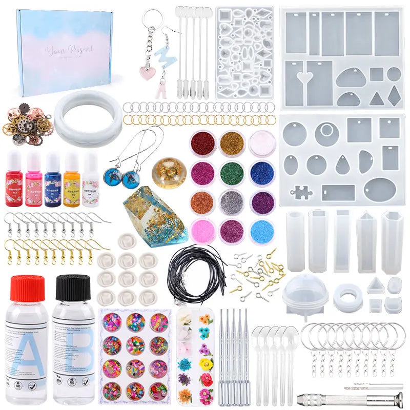 Transparent Resin Jewelry Kit