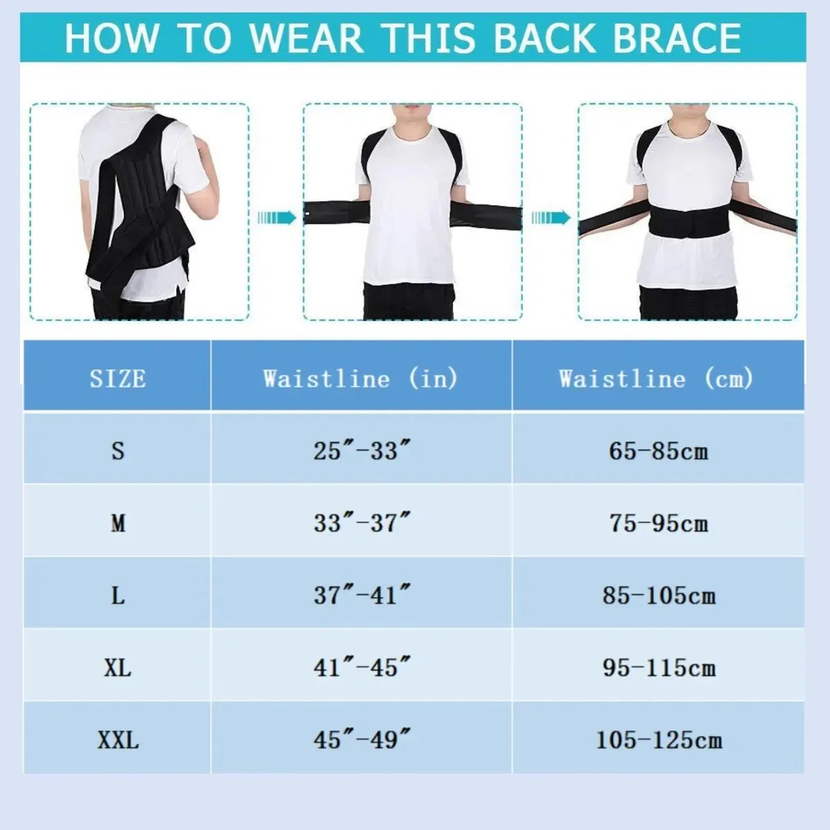 Back Brace Posture Corrector