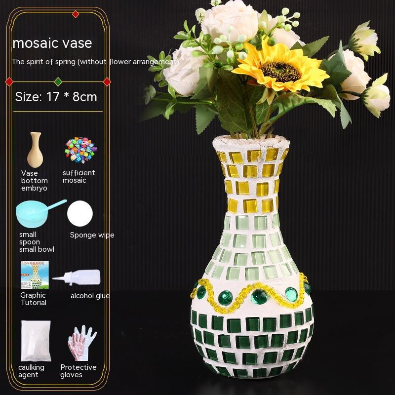 Mosaic Vase Diy Handmade Kit