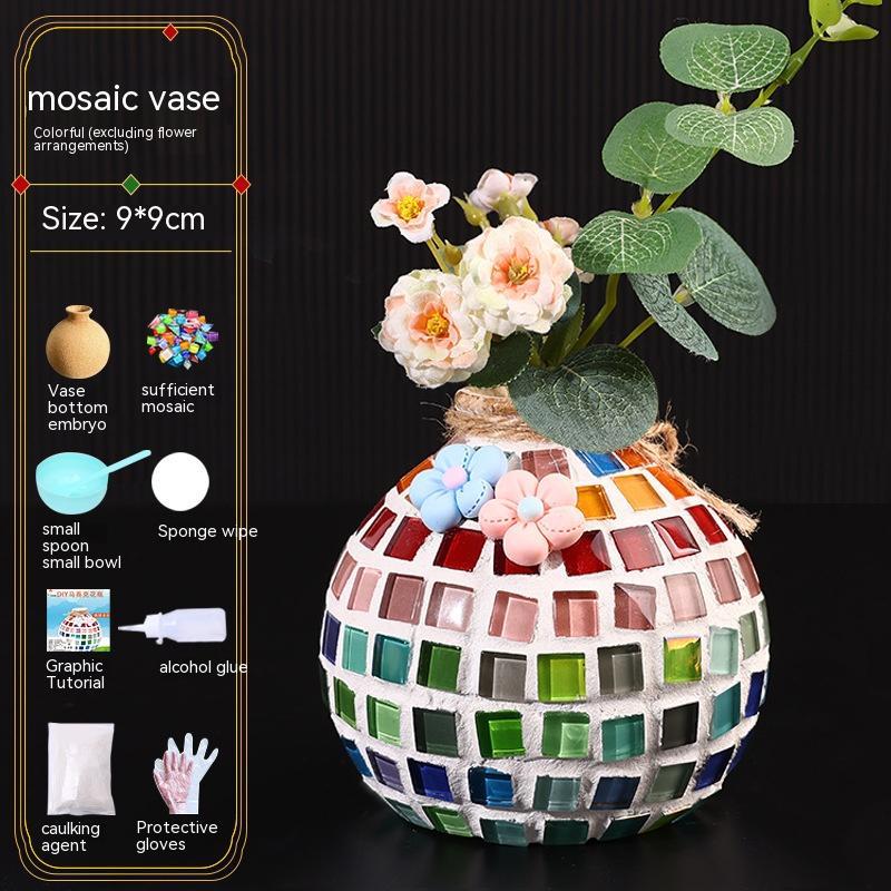 Mosaic Vase Diy Handmade Kit